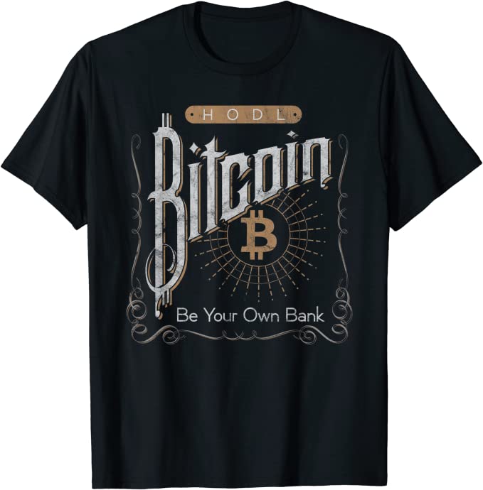 Vintage HODL Bitcoin Distressed T-Shirt